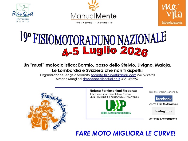 FISIOMOTORADUNO NAZIONALE: SIAMO MAGGIORENNI!